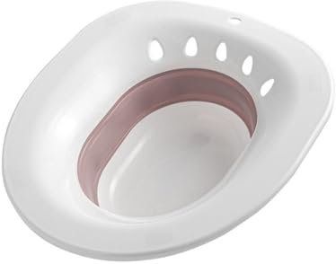 FROLDDRW Bidet Bidet Bidet Pieghevole Bidet Vasca da Bagno Come Inserto WC Pieghevole per WC Universale e Sedile WC(Pink)