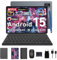 Tablet 10 Inch,Android Tablets With Gemini AI, Android 15 Tablets, 24GB RAM + 256GB ROM (2TB TF), Widevine L1, FHD, WiFi 6, BT5.0, GPS, Tablet with Keyboard, Case and Pen,AI Camera, 2 Years Warranty