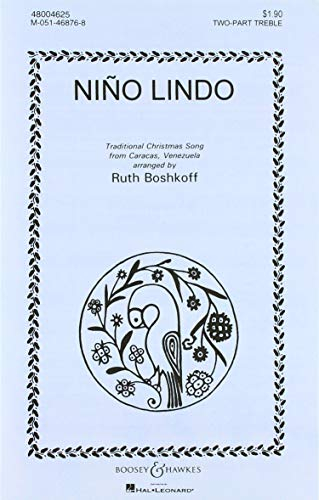 Niño Lindo: Traditionelles Weihnachtslied aus Caracas, Venezuela. Kinderchor oder Frauenchor (SS), Klavier und Glockenspiel. Chorpartitur.: ... Partition de chœur. (Mary Goetze Series I)