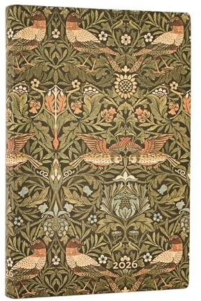 12-Monatskalender. 2026 Morris Vögel Mini Horizontal