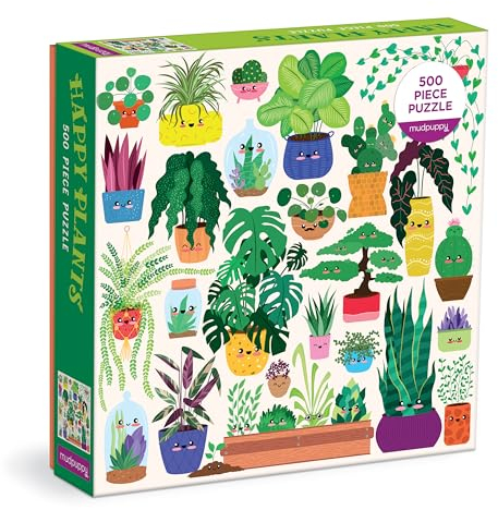 Happy Plants 500 Piece Family Puzzle