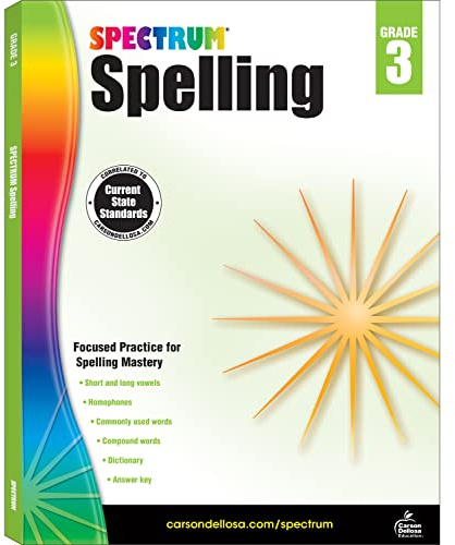 Spectrum Spelling, Grade 3: Volume 30