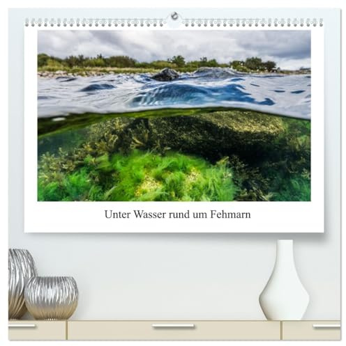 Unter Wasser rund um Fehmarn (hochwertiger Premium Wandkalender 2026 DIN A2 quer), Kunstdruck in Hochglanz: Kalender mit 13 Bilder der Unterwasserwelt in der Ostsee rund um Fehmarn. (CALVENDO Natur)