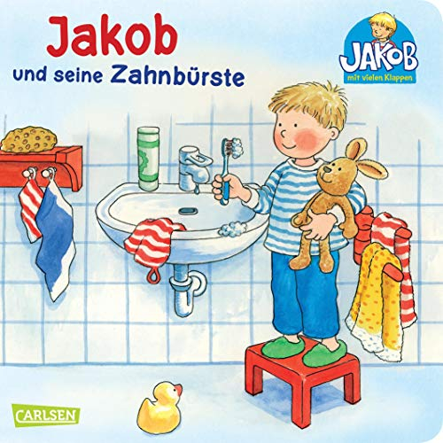 Jakob und seine Zahnbürste: Ein hilfreiches Pappbilderbuch zum Thema Zahnpflege ab 1,5 Jahren (Kleiner Jakob)