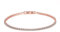 Hanessa Schmuck Arm-Band Arm-Kette goldener Damen-Schmuck Rosè-Gold Vergoldet in Gold mit Strass-Steine Geschenk für die Ehe-Frau/Freundin/Frauen