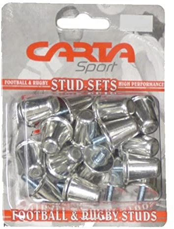 CARTA, 18 mm, Aros de unión de Rugby de Aluminio, Paquete de 16 Unidades, Unisex Adulto, Plata