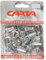 CARTA, 18 mm, Aros de unión de Rugby de Aluminio, Paquete de 16 Unidades, Unisex Adulto, Plata