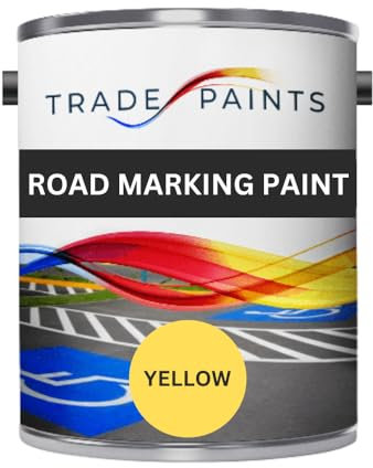 Heavy Duty Road Line Car Park Marking Paint (1 Litre, Yellow)