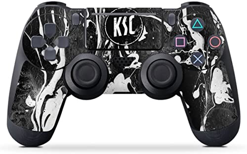 Skin kompatibel mit Sony Playstation 4 Slim Controller Folie Sticker Offizielles Lizenzprodukt KSC Bundesliga