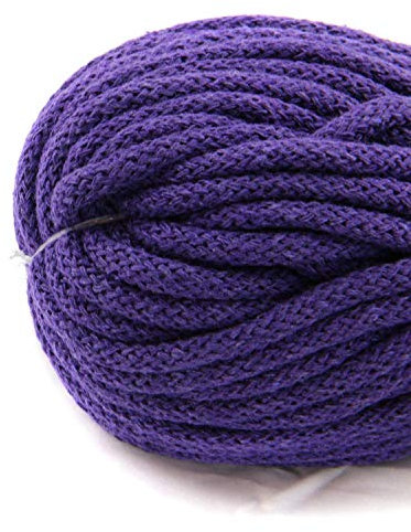 nts Nähtechnik 50m Baumwollkordel mit Kern 6mm breit (violett)