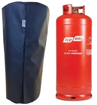 Insulated Thermal 47kg Gas Bottle Cover (Black)