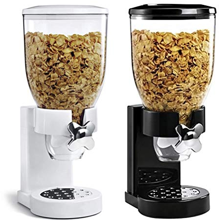 Amiispe Dispensador de Cereales Dispensador de Cereales dispensador de Cereal dispensador de Cereales Caja contenedor máquina Avena nueces