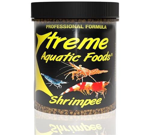 Xtreme Shrimpee 3mm Sinking Sticks: Nutrient-Rich, High-Vitamin Daily Fish Food for Shrimp, Corys, and Loaches, Ideal for Nano Tanks, Natural Treat for Vibrant Health - USA Farm Grown (6oz)