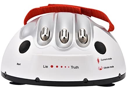 VIFERR Lügendetektor, Polygraph Test Elektroschock Lügendetektor Micro Electric Shock Lie Detektor Finger Toy Party Wahrheit Spiel Spielzeug Geschenk
