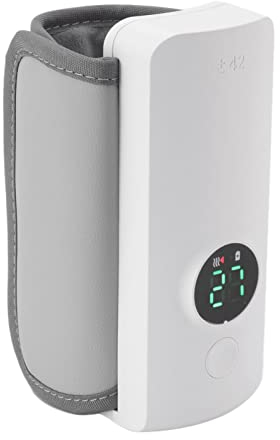 Asixxsix Babyflaschenwärmer, Tragbarer, Wiederaufladbarer, Kabelloser Milchflaschen-thermowärmer Mit LCD-Display, Genaue Temperaturregelung, Einstellbarer Reise-muttermilchwärmer Für Unterwegs