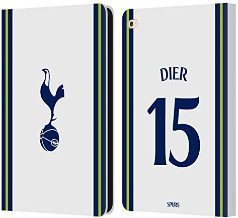 Head Case Designs Offizielle Tottenham Hotspur F.C. Eric Dier 2022/23 Spieler Home Kit Leder-Wallet-Hülle Kompatibel mit Apple iPad Air 2 (2014)