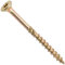 AERZETIX - C69085 - Lot de 100 Vis à bois Ø3.5x45 mm à tête fraisée - à empreinte étoile Т15 - en acier zingué - menuiserie contreplaqué aggloméré mélaminé terrasse panneaux chevrons bastaings