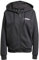 adidas Damen Essentials LINEAR Full Zip French Terry Hoodie, Black/White, XXS