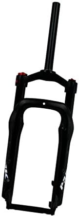 GZKDKZB Forcella Ammortizzata per Bici da Neve 20×4.0 Spread 135mm MTB Bike Fat Air Fork Travel 100mm Forcella Ammortizzata ad Aria 1-1/8 Freno a Disco QR per Pneumatici 4.0 per Bici da