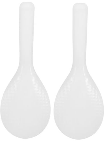 ULTECHNOVO 2 Piezas Cuchara De Arroz Olla Arrocera Cuchara De Arroz Paleta De Arroz Segura Conveniente Paleta De Arroz Espátula De Arroz Cuchara De Paleta De Arroz Accesorios De