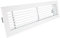 Rejilla Ventilacion Rectangular Blanca Lama Lineal a 0 Grados Rejillas de Impulsion Horizontal (1000x100) Conductos Aire Central Aluminio Resistente Salida de Aire Acondicionado