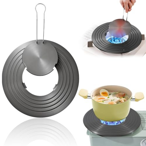 Piastra di distribuzione di calore per fornelli a gas, antiscivolo, adattatore per piano cottura a induzione, piastra di dissipazione del calore, piastra di scongelamento, splitter di calore con