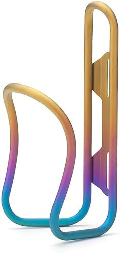 Titanium Bike Water Bottle Cage 32 grams Multicoloured
