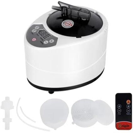 Sauna Spa per la casa, Generatore di vapore for sauna da 4 litri Vaporizzatore for sauna portatile con telecomando Pentola for vapore for sauna domestica Pentola in acciaio inossidabile Grande potenza