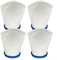 Lot de 4 filets filtrants de piscine, sacs filtrants de rechange pour Pool Blaster Max Li 30 000 ml et appareils similaires