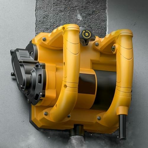 Elektrischer Wandschaberhobel, staubfreie Betonschaufelmaschine, Tiefenverstellbar zum Entfernen von gestrichenen, grauen und Steinwandverkleidungen