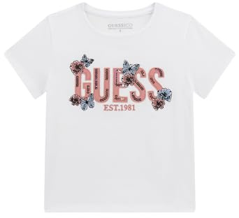 GUESS T-Shirt für Mädchen Weiß 14 Jahre (164cm)