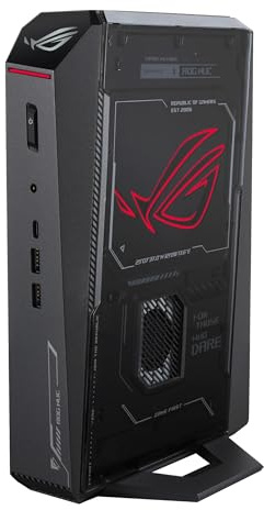 ROG NUC (2025) Gaming Mini PC with Intel® Core™ Ultra 9 (Series 2) ARL-HX CPU, NVIDIA® GeForce RTX™ 5080 Mobile GPU, 32GB DDR5 RAM, 2TB NVMe SSD, Thunderbolt™ 4, Triple-Fan Cooling, and ARGB Lighting