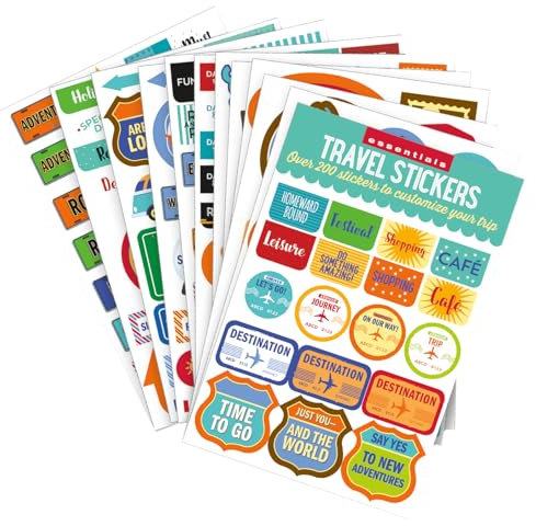 Essentials Travel Planner Stickers