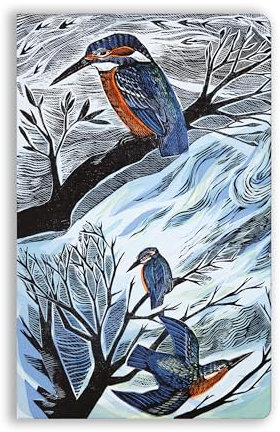 Premium Softcover Notizbuch: Angela Harding, Suffolk Eisvogel: Unser hochwertiges, liniertes Blankbook mit flexiblem, künstlerisch gestaltetem Einband