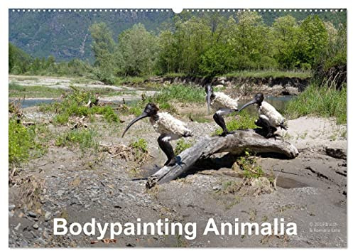 Bodypainting Animalia (Wandkalender 2026 DIN A2 quer), CALVENDO Monatskalender: Shapeshifting des Models Romana Lara (CALVENDO Kunst)