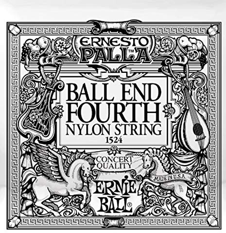 Ernie Ball 1524 - Klassiker Ernesto Palla - 4E vergoldetes Metall