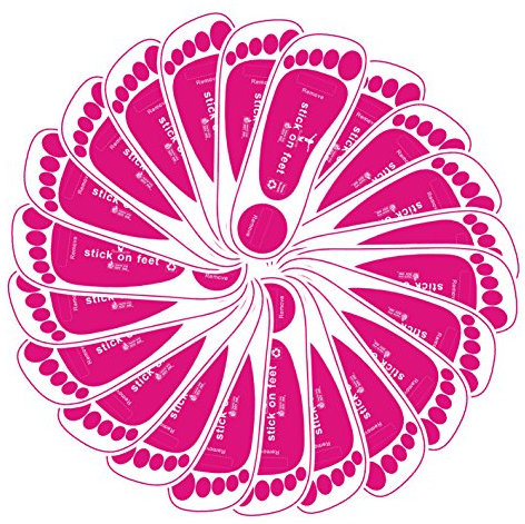 120 paires (240 pieds Total) jetable rose collant pieds