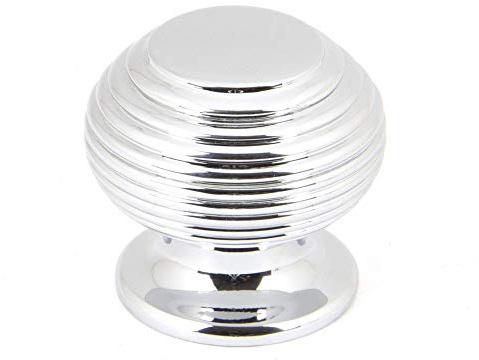 From the Anvil Polished Chrome Beehive Cabinet Knob 30mm