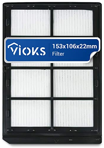 VIOKS Hepa-Filter für Bosch Siemens Kärcher Staubsauger Ersatz für 00578733 H1G0 Bodenstaubsauger 153x22 Abluftfilterkassette