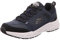 Skechers Oak Canyon, Zapatillas Hombre, Navy Leather Pu Mesh Black Trim, 41 EU