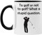 to Golf Or Not to Golf Novelty Ceramic Mug Gift