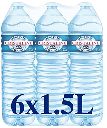 CRISTALINE - Eau De Source Naturelle Pack De 6X1,5L - L'unité - Offre Special