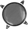 A ABSOPRO Griglie Copertura Protezione Metallo per Altoparlanti Casse Subwoofer Auto 10 Nero
