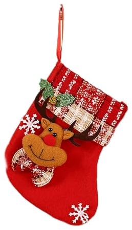 iTNHFP Blaue Strümpfe Weihnachts-Dekorative Sockenpuppe Weihnachtsstrümpfe 2PCS-Zubehör für Weihnachtsbaumdeko Arbeitssocken Herren 43 46