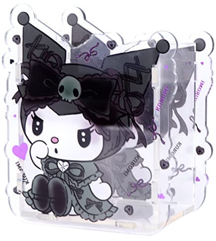 Roffatide anime kuromi Desktop Office Supplies Container porte - stylo en céramique Desktop cute pencil Cup pot porte - stylo maquillage Mini Box l