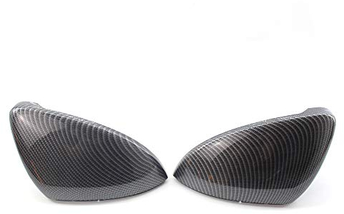 Spiegelkappen Außenspiegel Seitenspiegel Abdeckkappen Rückspiegel Abdeckung Rückspiegelkappe Kappen Spiegel Gehäuse carbon links und rechts für Golf 7 Golf VII Golf MK7 2014-2019 Tour-an 5T1 ab 2016