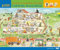 DUMONT - Wimmel-Kalender 2025 Wandkalender, 60x50cm, Kinderkalender mit schönen Abbildungen, mit Illustrationen von R.S. Berner