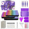 DUOJIN Diamond Painting Accessories Storage Container 240 Slots 5D Diamond Painting Storage Boxes Portable Bead Diamond Art Storage Case Kits for DIY Art Craft Drill Rhinestone Gem Crystal (Butterfly)