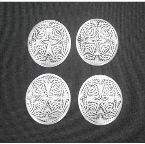 Für Mercedes Benz GLC X253 2016-2022,lautsprecher abdeckung sound Dekoration horn dekorative rahmen auto innen zubehör,B-4 pcs Silver
