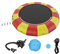 VEVOR Aufblasbarer Wassertrampolin Leiter, wasserdichte, Abriebfeste, Langlebige Wassertrampoline 5,18 m Großen Sprungfläche, Sprungplattform-Wasserpark Pool Trampolin, Spielzeuge Gelb